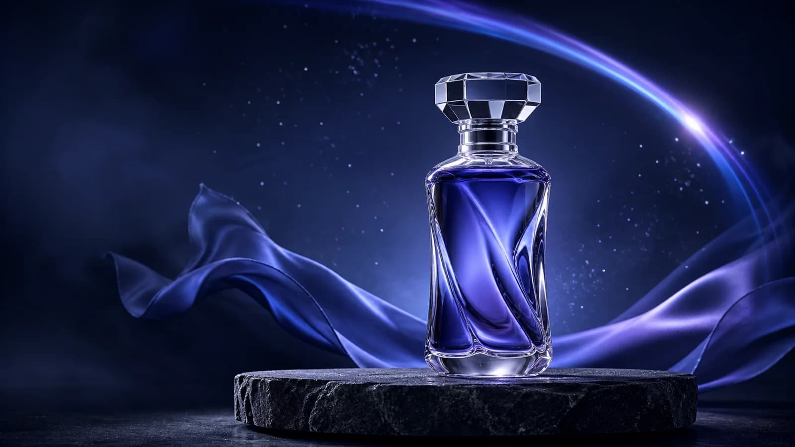 A studio product scene with controlled motion cues generated from one reference image