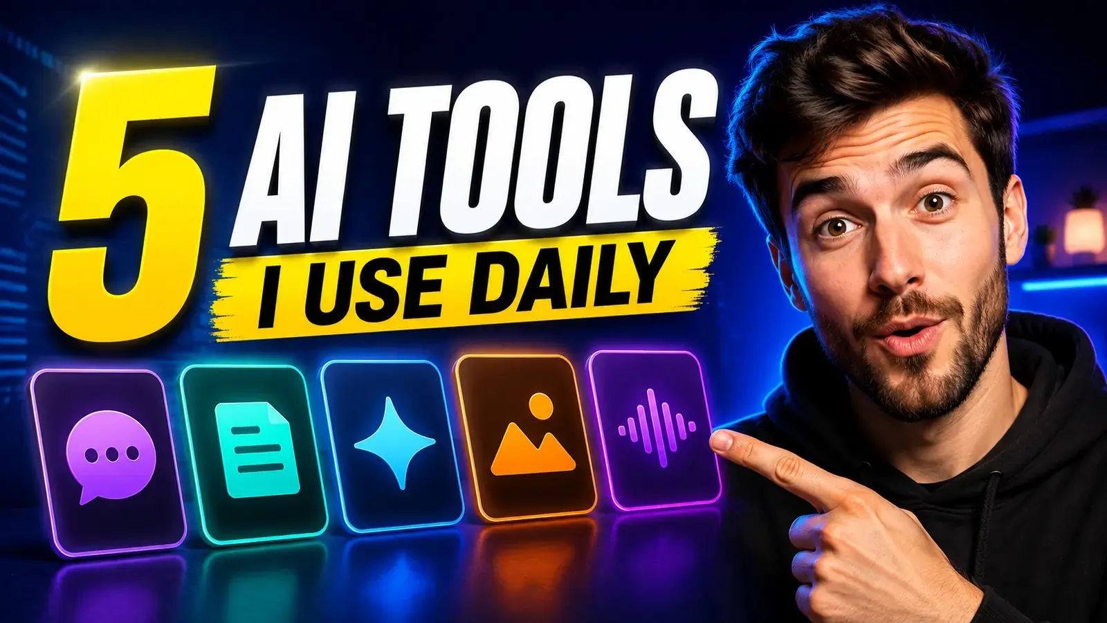 Text to image YouTube thumbnail brief example